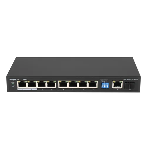 Неуправляемый 8 портовый PoE коммутатор PUS-TS08-115M v2 Неуправляемый 8 портовый PoE коммутатор PUS-TS08-115M v2